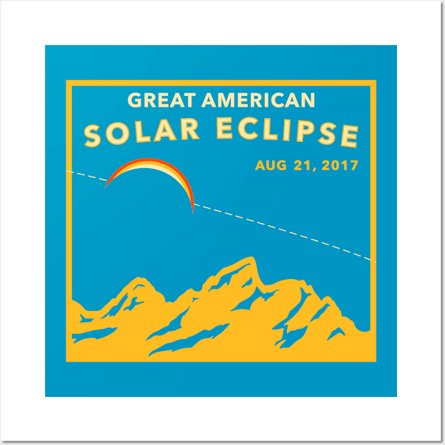 Great Solar Eclipse Wall Art by mityawelsh